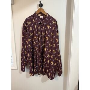 North Pole Trading Co. Shirt Men's 4XL Brew Dolph Long Sleeve Christmas Funny